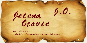Jelena Otović vizit kartica
